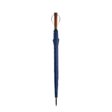 Maxbell Travel Umbrella Wooden Handle Umbrella for Outdoor Activities Camping Travel Blue
