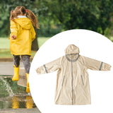 Maxbell Kids Rain Coat Rain Cape with Hood Rainwear with Pockets Children's Raincoat