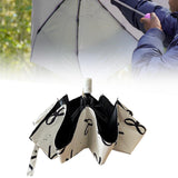 Maxbell Sun Rain Umbrella Cartoon Lightweight Windproof Compact Folding Umbrella Automatic Handle 3 Fold