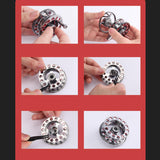 Maxbell Fly Fishing Reel Reel for Spring Ice Fishing Boat Fishing 6cmx6.4cm