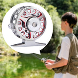 Maxbell Fly Fishing Reel Reel for Spring Ice Fishing Boat Fishing 6cmx6.4cm
