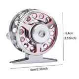 Maxbell Fly Fishing Reel Reel for Spring Ice Fishing Boat Fishing 6cmx6.4cm