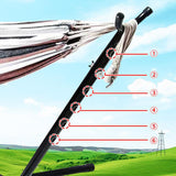 Maxbell Hammock Stand 6 Adjustable Holes 8.5ft Hammock Frame for Porch Outside Patio With coffee hammock