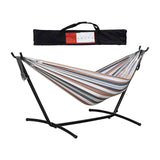 Maxbell Hammock Stand 6 Adjustable Holes 8.5ft Hammock Frame for Porch Outside Patio With coffee hammock