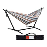 Maxbell Hammock Stand 6 Adjustable Holes 8.5ft Hammock Frame for Porch Outside Patio With coffee hammock