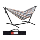 Maxbell Hammock Stand 6 Adjustable Holes 8.5ft Hammock Frame for Porch Outside Patio With coffee hammock