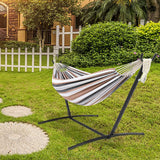 Maxbell Hammock Stand 6 Adjustable Holes 8.5ft Hammock Frame for Porch Outside Patio With coffee hammock