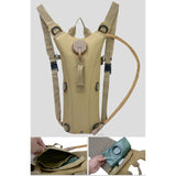 Maxbell Hydration Backpack with Straps Waterproof Rucksack for Biking Riding Outdoor Khaki
