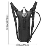 Maxbell Hydration Backpack with Straps Waterproof Rucksack for Biking Riding Outdoor Black