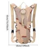 Maxbell Hydration Backpack with Straps Waterproof Rucksack for Biking Riding Outdoor Three Sand Colors