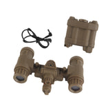 Maxbell Night View Goggles Model Realistic Cos Equipment for Gift Cosplay Photo Prop Mud Color