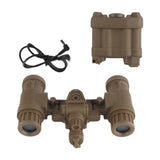 Maxbell Night View Goggles Model Realistic Cos Equipment for Gift Cosplay Photo Prop Mud Color