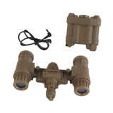 Maxbell Night View Goggles Model Realistic Cos Equipment for Gift Cosplay Photo Prop Mud Color
