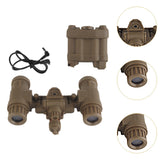 Maxbell Night View Goggles Model Realistic Cos Equipment for Gift Cosplay Photo Prop Mud Color