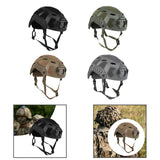 Maxbell Fast Helmet with Headset Slots Fashion Comfortable Impact Resistant Headgear Black