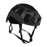 Maxbell Fast Helmet with Headset Slots Fashion Comfortable Impact Resistant Headgear Black