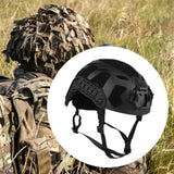 Maxbell Fast Helmet with Headset Slots Fashion Comfortable Impact Resistant Headgear Black