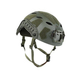 Maxbell Fast Helmet with Headset Slots Fashion Comfortable Impact Resistant Headgear Green