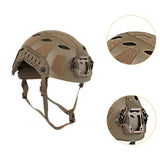 Maxbell Fast Helmet with Headset Slots Fashion Comfortable Impact Resistant Headgear Mud Color