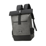 Maxbell Laptop Backpack for Women Men Roll Top Backpack for Cycling Weekender Travel Grey