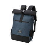 Maxbell Laptop Backpack for Women Men Roll Top Backpack for Cycling Weekender Travel Blue