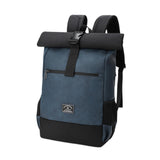 Maxbell Laptop Backpack for Women Men Roll Top Backpack for Cycling Weekender Travel Blue