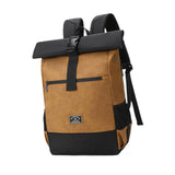 Maxbell Laptop Backpack for Women Men Roll Top Backpack for Cycling Weekender Travel yellow