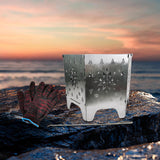 Maxbell Camping Burner Folding Charcoals Burner Outdoor Burner for Fishing Beach Hiking