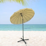 Maxbell Patio Umbrella with Base Stable Outdoor Umbrella for Backyard Garden Outdoor