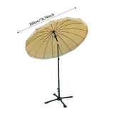 Maxbell Patio Umbrella with Base Stable Outdoor Umbrella for Backyard Garden Outdoor