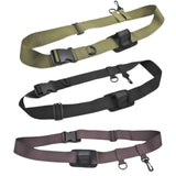 Maxbell Fly Fishing Rod Holder Waist Belt Gear Rod Rack for Outdoor Sports Saltwater Black Waist Belt