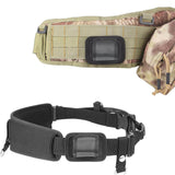 Maxbell Fly Fishing Rod Holder Waist Belt Gear Rod Rack for Outdoor Sports Saltwater Black Waist Belt