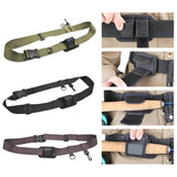 Maxbell Fly Fishing Rod Holder Waist Belt Gear Rod Rack for Outdoor Sports Saltwater Black Waist Belt
