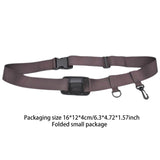 Maxbell Fly Fishing Rod Holder Waist Belt Gear Rod Rack for Outdoor Sports Saltwater Brown Waist Belt