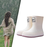 Maxbell Rainboots Multifunctional Easy to Store Rain Shoes for Raining Garden Adults for 35 to 36