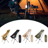 Maxbell Folding Camping Chair Furniture Foldable Beach Chair for Beach Patio Outside Khaki