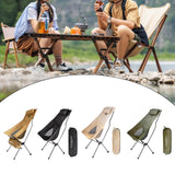 Maxbell Folding Camping Chair Furniture Foldable Beach Chair for Beach Patio Outside Khaki