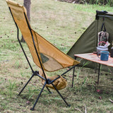 Maxbell Folding Camping Chair Furniture Foldable Beach Chair for Beach Patio Outside Khaki