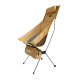 Maxbell Folding Camping Chair Furniture Foldable Beach Chair for Beach Patio Outside Khaki