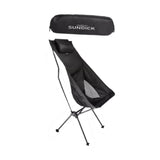 Maxbell Folding Camping Chair Furniture Foldable Beach Chair for Beach Patio Outside Black