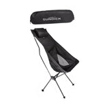 Maxbell Folding Camping Chair Furniture Foldable Beach Chair for Beach Patio Outside Black