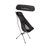 Maxbell Folding Camping Chair Furniture Foldable Beach Chair for Beach Patio Outside Black