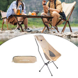 Maxbell Folding Camping Chair Furniture Foldable Beach Chair for Beach Patio Outside Beige