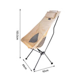 Maxbell Folding Camping Chair Furniture Foldable Beach Chair for Beach Patio Outside Beige