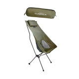 Maxbell Folding Camping Chair Furniture Foldable Beach Chair for Beach Patio Outside Green