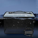 Maxbell Fish Cage Fishing Bucket Portable Fishing Supplies Top Zipper Fishing Basket 17L