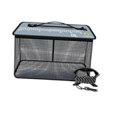 Maxbell Fish Cage Fishing Bucket Portable Fishing Supplies Top Zipper Fishing Basket 17L