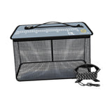 Maxbell Fish Cage Fishing Bucket Portable Fishing Supplies Top Zipper Fishing Basket 17L
