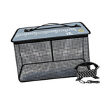 Maxbell Fish Cage Fishing Bucket Portable Fishing Supplies Top Zipper Fishing Basket 17L