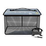Maxbell Fish Cage Fishing Bucket Portable Fishing Supplies Top Zipper Fishing Basket 22L